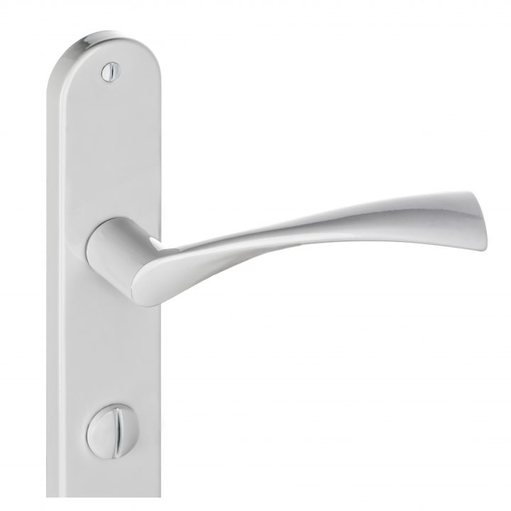 Poignée De Porte Coralie Blanche Sans Trou – Quincadeco pour Poignée De Porte Sans Vis Castorama Poignée De Porte Coralie Blanche Sans Trou – Quincadeco pour Poignée De Porte Sans Vis Castorama