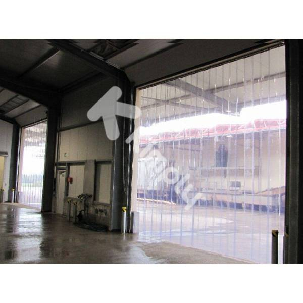 Porte À Lanières Pvc, Rideau De Portes Lamelles Plastiques concernant Rideaux Plastiques Lamelles