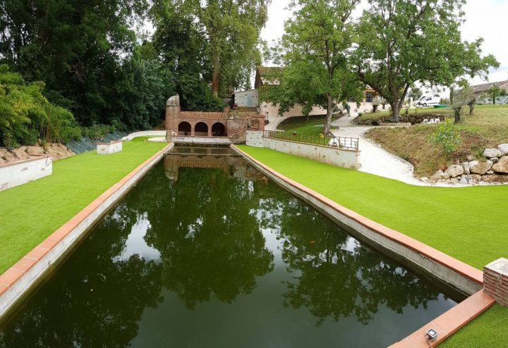Pose D'Un Gazon Synthétique Chez Un Particulier À serapportantà Gazon Synthetique Toulouse