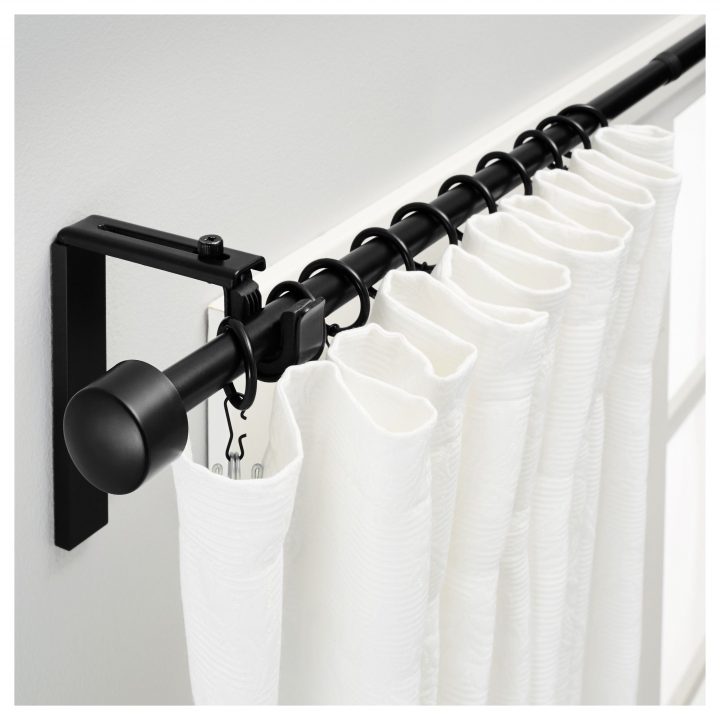 Räcka Curtain Rod Combination, Black – Ikea | Ikea Curtain encequiconcerne Tringle Rideau Baignoire Ikea