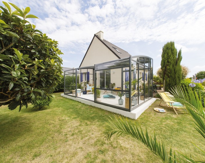 Réalisation Abri De Terrasse Basik À 14 718€ | Gustave Rideau tout Abri De Terrasse Telescopique Réalisation Abri De Terrasse Basik À 14 718€ | Gustave Rideau tout Abri De Terrasse Telescopique