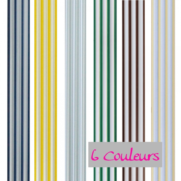 Rideau À Lanières Plates Très Efficaces Contre Les Mouches. serapportantà Rideau De Porte – Lanière Plastique Gifi