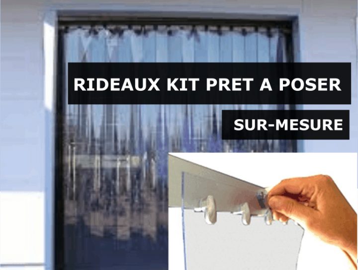 Rideau À Lanières Pvc Sur Mesure – Laniere-Pvc | Rouleau avec Rideaux Plastiques Lamelles
