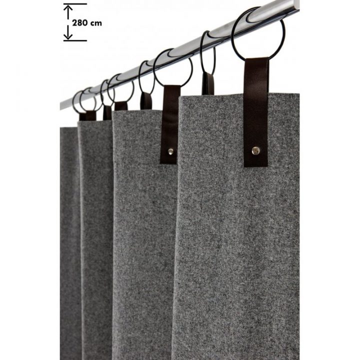 Rideau Contemporain 140 X 280 Cm À 8 Anneaux Grande pour Tringle Style Industriel Rideau Contemporain 140 X 280 Cm À 8 Anneaux Grande pour Tringle Style Industriel