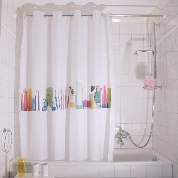 Rideau De Douche 180 X 180 Cm – Couleurs Changeantes 2 tout Rideau De Douche Centrakor