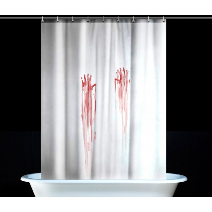 Rideau De Douche Sanglant Psychose À 17,90€ – Cadeau tout Rideau De Douche Centrakor
