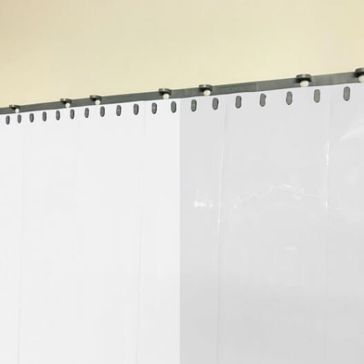 Rideaux À Lanières Pvc Standard Blanc Opaque R=100% concernant Rideau À Lanières Castorama