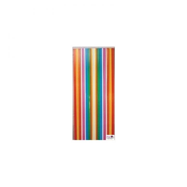 Rideaux De Porte – Lanière Multicolore – 90 X 220 Cm destiné Rideau De Porte Laniere Plastique