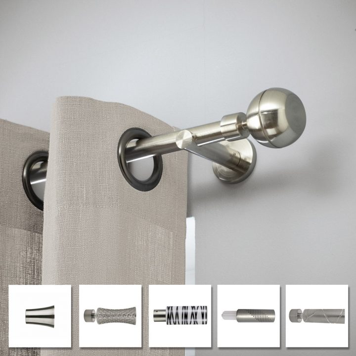 Support Tringle À Rideau Chic, 20 Mm Chromé Brossé Inspire à Support Tringle Rideau Sans Percer Support Tringle À Rideau Chic, 20 Mm Chromé Brossé Inspire à Support Tringle Rideau Sans Percer