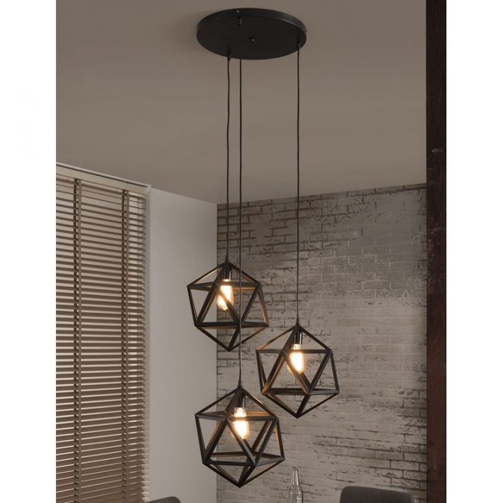 Suspension En Métal De Forme Heptagone De Style Industriel dedans Tringle Style Industriel Suspension En Métal De Forme Heptagone De Style Industriel dedans Tringle Style Industriel