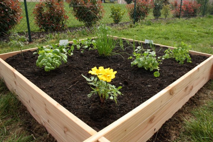 The White Home : Potager En Carré dedans Carré Potager En Noisetier Tressé