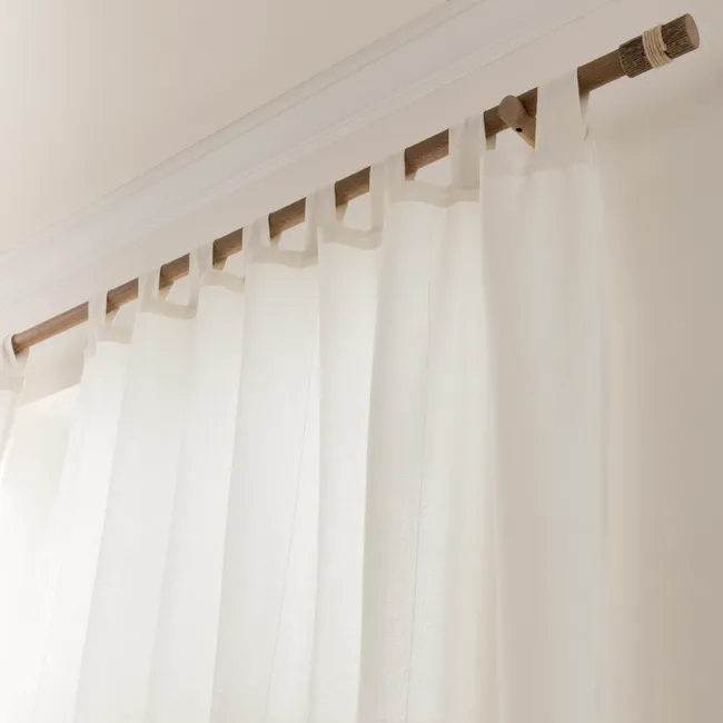 Tringle À Rideau Chic Chêne Brut 250 Cm Inspire | Leroy destiné Tringle Rideau Leroy Merlin