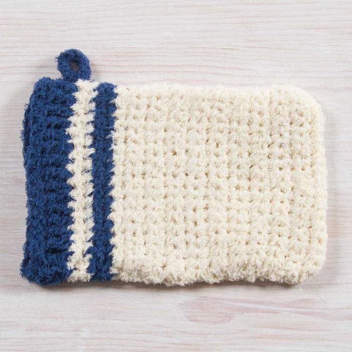 Un Gant De Toilette À Tricoter Soi-Même destiné Patron Gant De Toilette