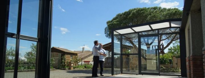 Véranda Télescopique Home Standing Par Octavia | Abri à Abri Terrasse Telescopique