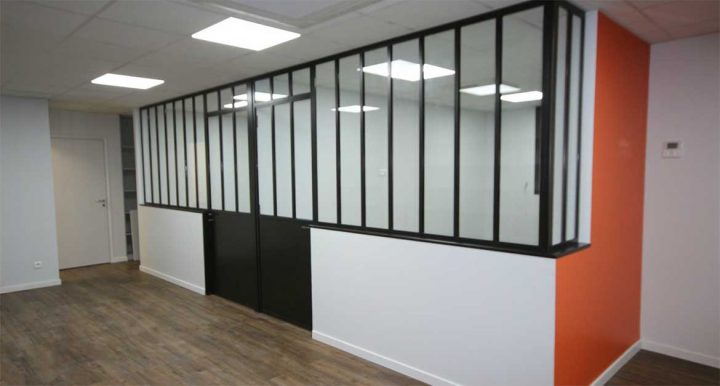 Verrière D'Intérieur De Loft – Verrière De Loft Sur Mesure destiné Verrière Sur Mesure Elbeuf