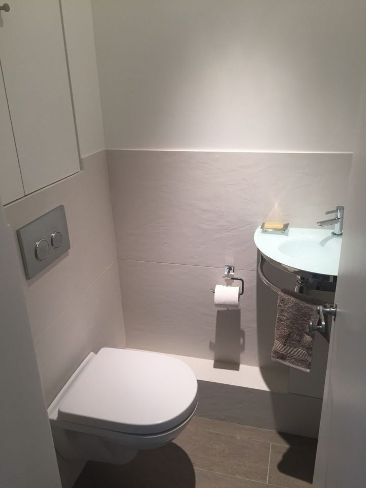 Wc Suspendu Avec Lave Main – Carrelage Effet Taloché à Wc Suspendu Avec Lave Main