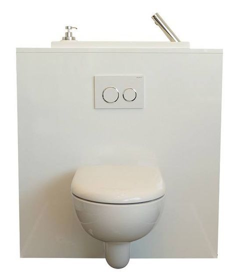 Wc Suspendu Avec Lave-Mains Wici Bati 1 | Wash Basin concernant Wc Suspendu Avec Lave Main