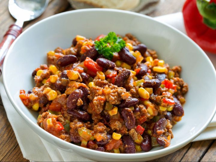 chili con carne suppe