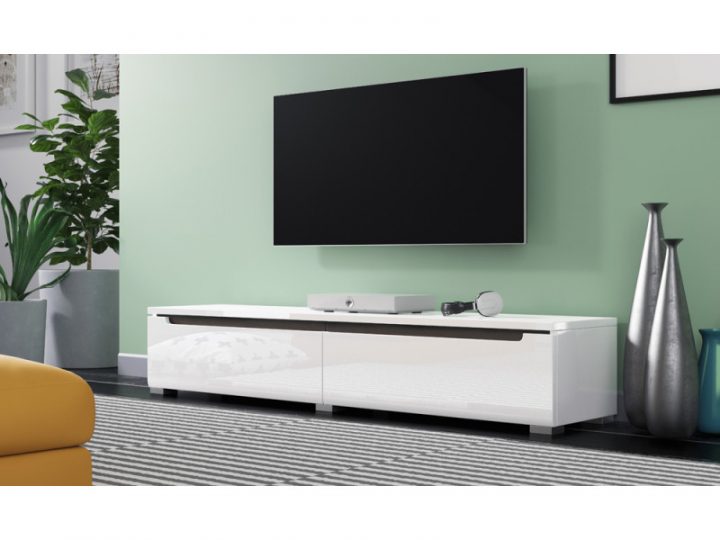 meuble tv 140 cm blanc