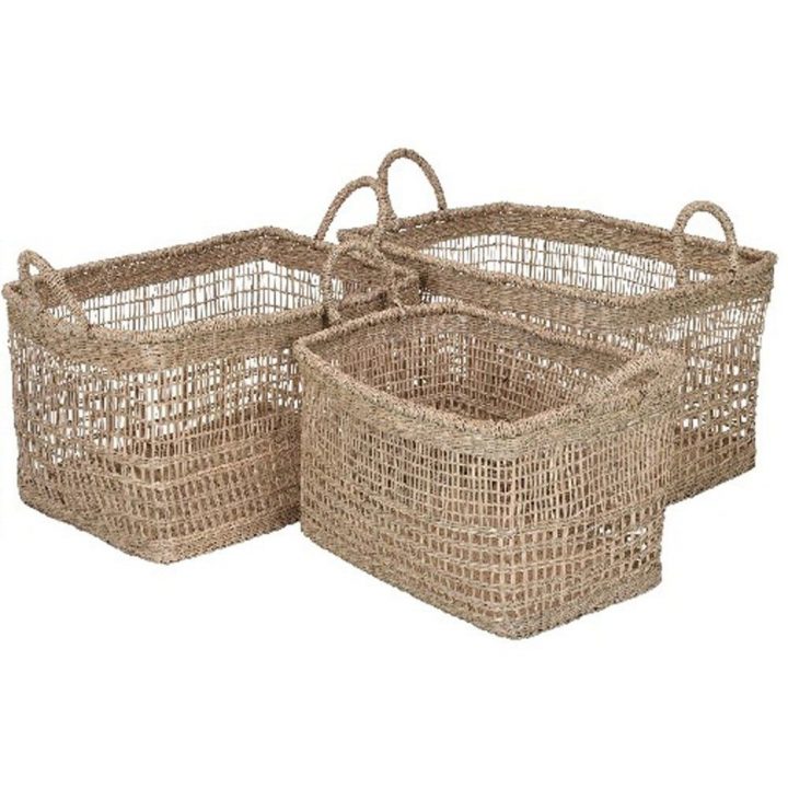 meuble avec panier en osier gifi meuble avec panier en osier gifi