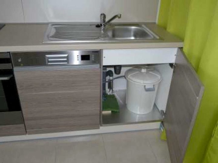 meuble sous evier avec lave vaisselle