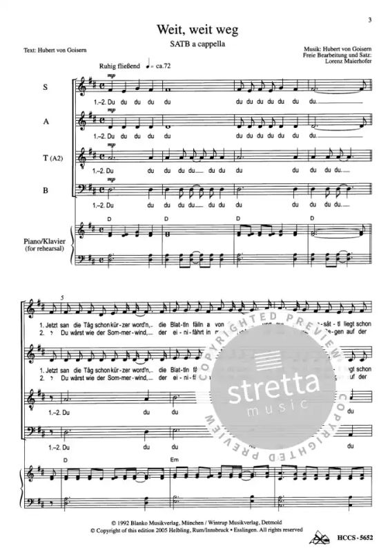 hubert von goisern weit weit weg text