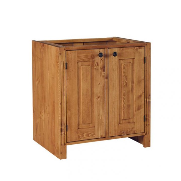 meuble sous evier bois cuisine