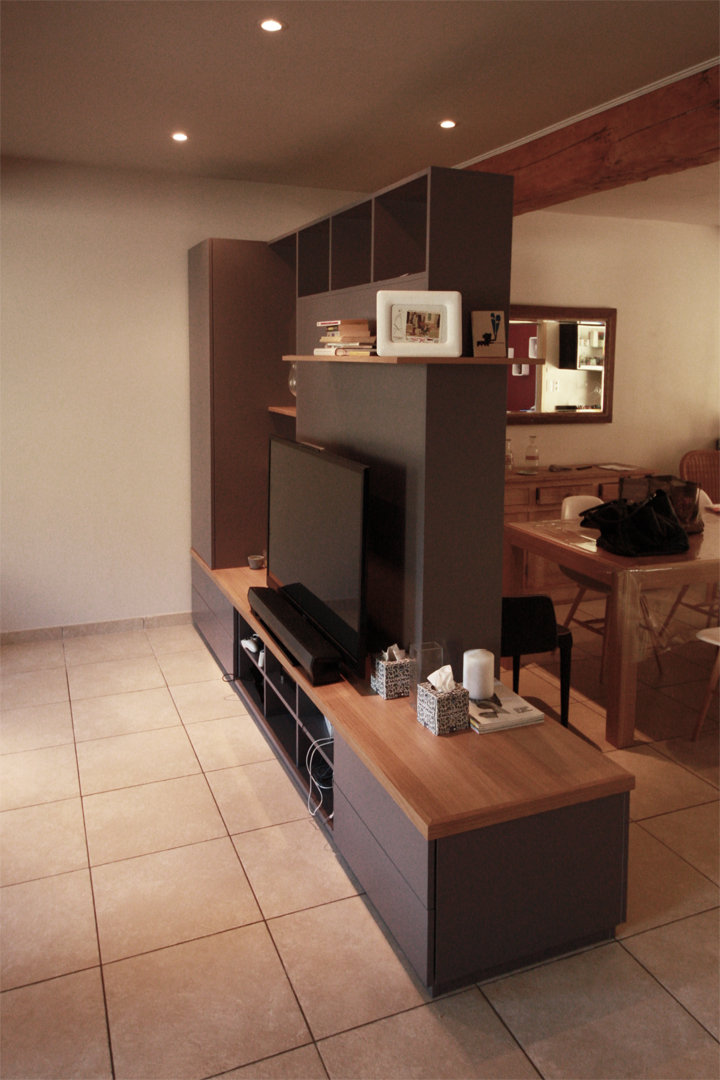 meuble tv separation salon