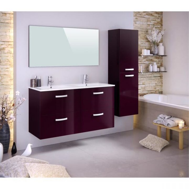 meuble salle de bain double vasque solde