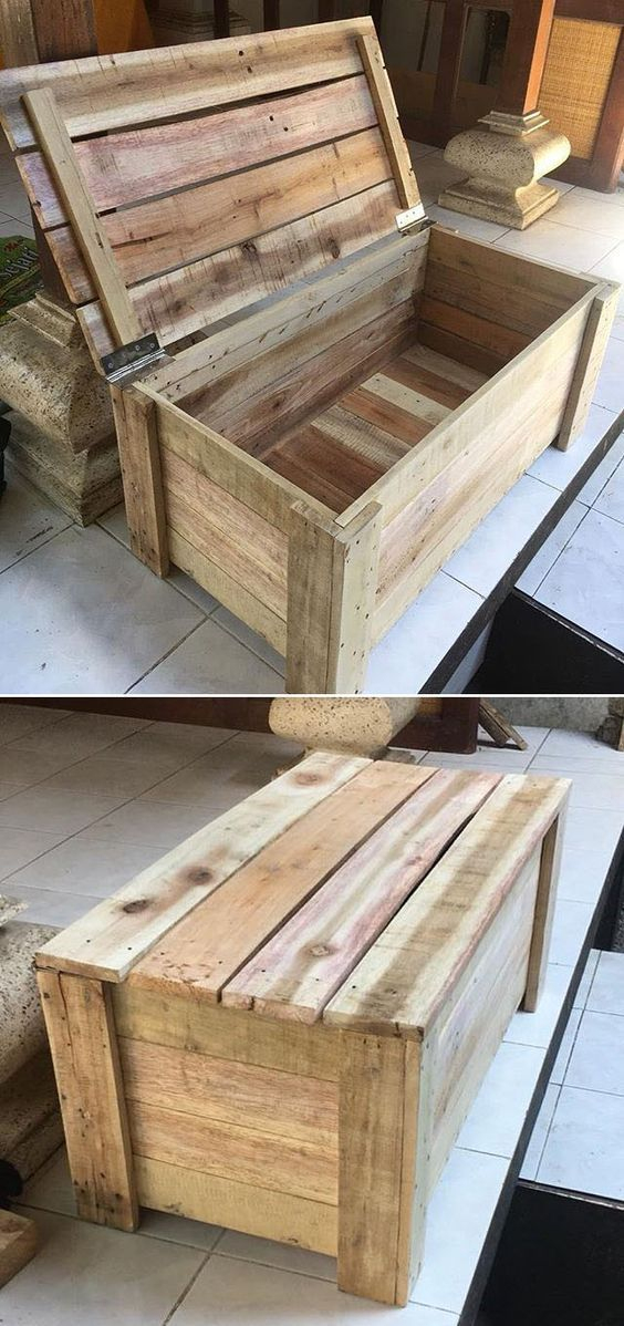 1000 Trucs Faciles À Faire Avec Des Palettes – Page 353 tout Fabriquer Des Meubles En Bois