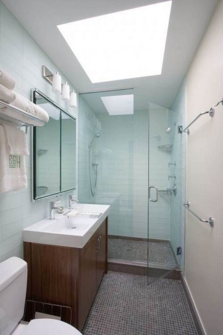 65+ Elegant Modern Bathroom Ideas | Salle De Bain 4M2 destiné 4M2 Salle De Bain En Longueur