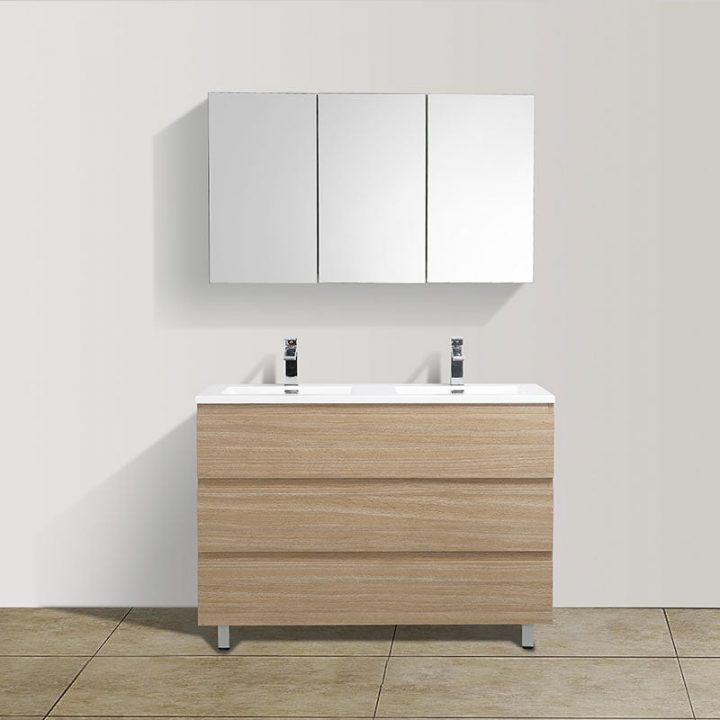 ensemble meuble salle de bain double vasque 120 cm