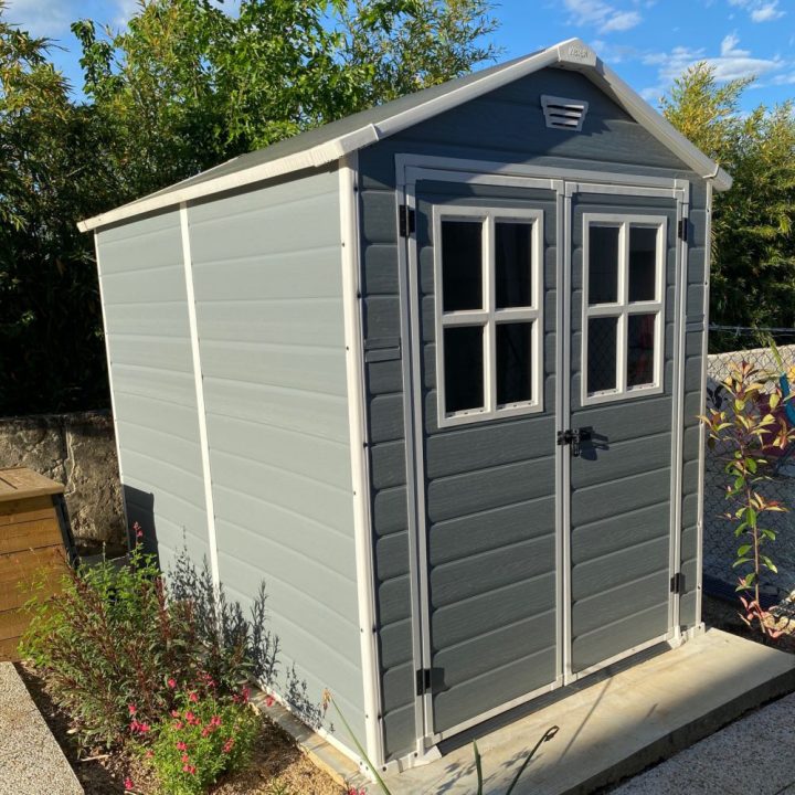 Abri De Jardin Résine Keter Premium 86+ 4,40 M² Ep.16 Mm 1 pour Keter Abri De Fusion