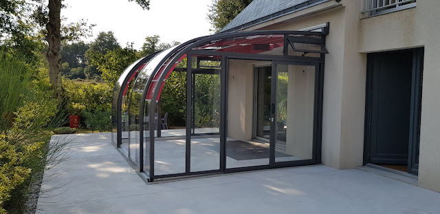 Abri De Terrasse : Abri De Terrasse Telescopique Ou destiné Veranda Telescopique Abri De Terrasse : Abri De Terrasse Telescopique Ou destiné Veranda Telescopique