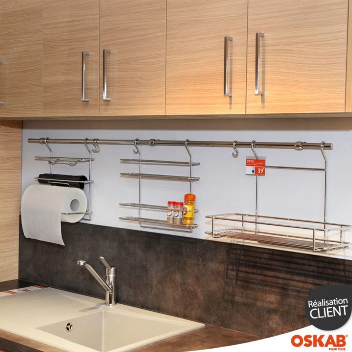 Accessoire Credence Cuisine, Porte Epice, Essuie Tout avec Poteaux Coture Brico Depot