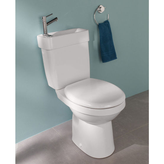 Alliance : Wc À Poser Avec Lave-Mains Design Intégré serapportantà Toilette Avec Lavabo Integre Au Quebec