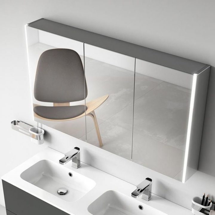 Armoire De Toilette, 115 Cm, Mirror | Armoire De Toilette serapportantà Armoire De Toilette Imandra