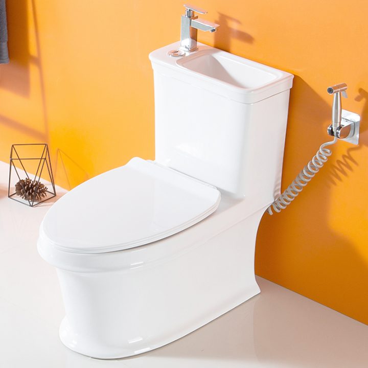 Aslent — Réservoir Intelligent Toilette 3 En 1,Bidet Avec tout Toilette Et Lavabo Indegre