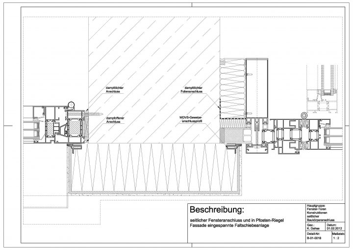 B-01-0018 Fensteranschluss Und Pfosten-Riegel-Fassade Mit serapportantà Fassaden Details Senkrechte Fassade Photovoltaik Dwg B-01-0018 Fensteranschluss Und Pfosten-Riegel-Fassade Mit serapportantà Fassaden Details Senkrechte Fassade Photovoltaik Dwg
