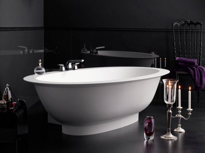 Baignoire Ovale | Baignoire Ovale, Baignoire, Design serapportantà Grande Trigle De Douche Ovale