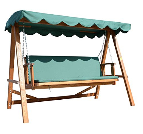 Balancelle Balancoire Banc Fauteuil De Jardin En Bois serapportantà Balancoire 4 Places