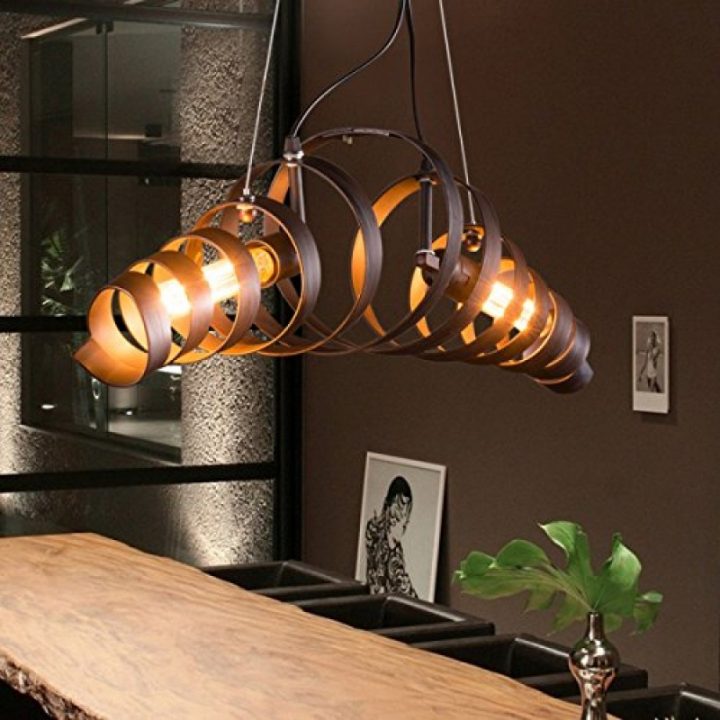 Bar Rétro Lampe De Fer Minimaliste Suspension Style encequiconcerne Ventillateur De Plafond Chambres Styles Industriel Canac