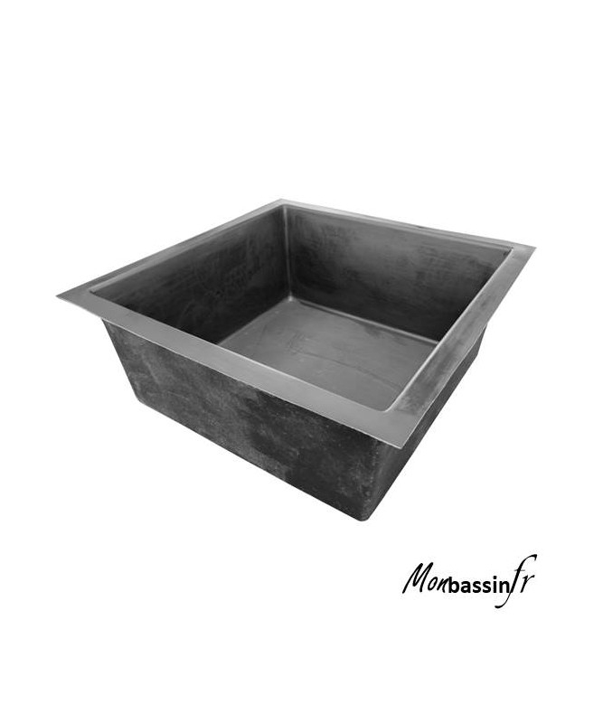 Bassin Jardin Carré - Polyester encequiconcerne Bassin Préformé Carré