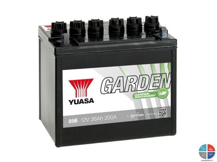Batterie Tondeuse 12N24-4A 12V 26Ah 200A Yuasa Garden U1-9 tout 12N24-4A / 896 Yuasa