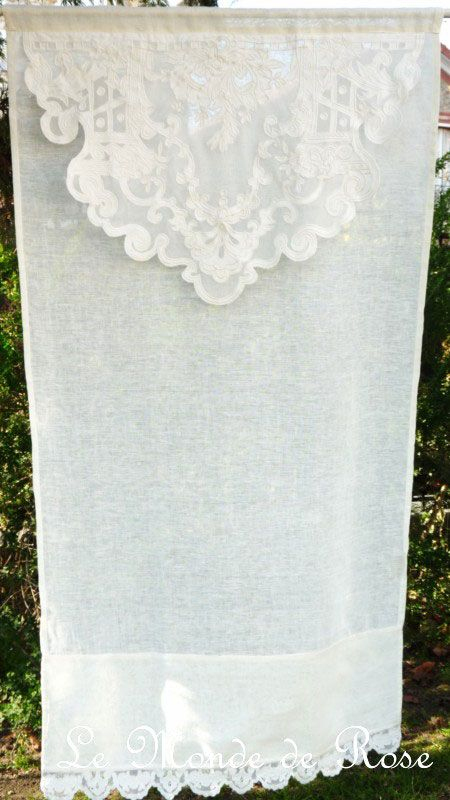 Brise Bise, Store Lin, Rideaux, Rideau, Brodés, Voilages pour Brise Bise Rideau Modele Montagne Brise Bise, Store Lin, Rideaux, Rideau, Brodés, Voilages pour Brise Bise Rideau Modele Montagne