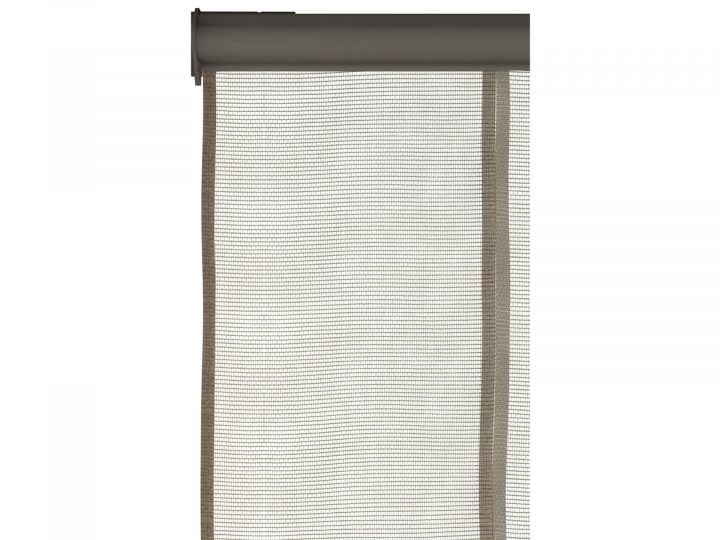 Bruynzeel Rideau Moustiquaire À Lamelles 95X240 Cm Taupe encequiconcerne Rideau Lamelle Plastique