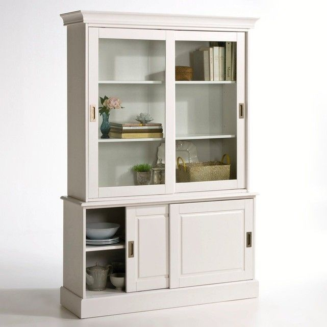 Buffet-Vaisselier, Pin Massif, Authentic Style Blanc La serapportantà Vaisselier Blanc Ikea Buffet-Vaisselier, Pin Massif, Authentic Style Blanc La serapportantà Vaisselier Blanc Ikea