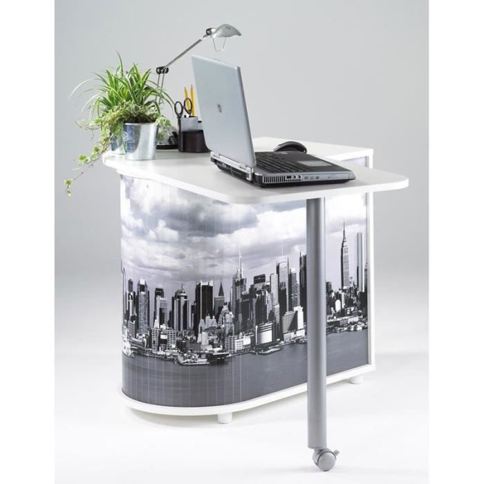 Bureau Informatique – Gain De Place – New-York  – Achat intérieur Tableau Gain De Place