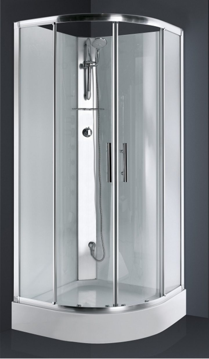 Cabine De Douche 1/4 De Rond Carat 90X90 Cm Thermostatique à Alutrade Carat