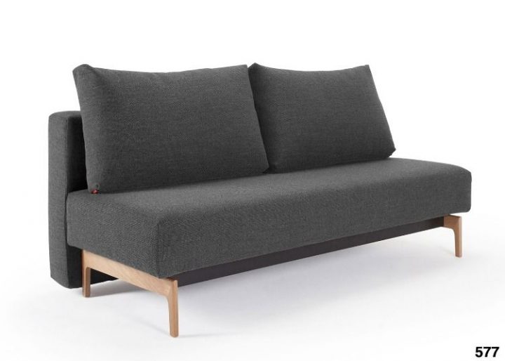 Canapé Gris Convertible En Lit 2 Places Ksl Living tout Ksl Canape